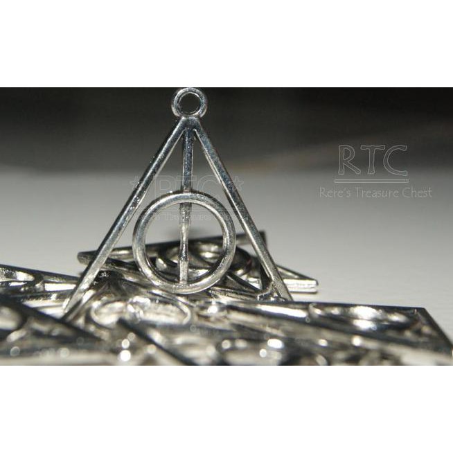 Dp87 Harry Potter'S Deathly Hallows Charm / Pendant| Bandul Deathly Hallows L0Fc
