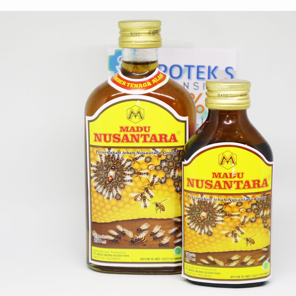 

MADU NUSANTARA SUPER ( ROYAL JELLY & BEE POLLEN )100ML, 250ML