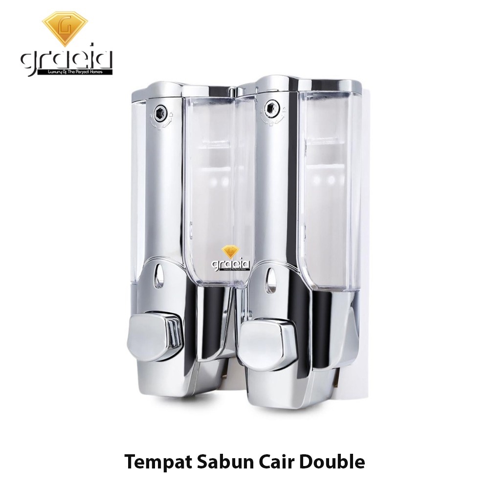 Dispenser Sabun Cair/Tempat Sabun Cair 600ml Original Hand Soap Double