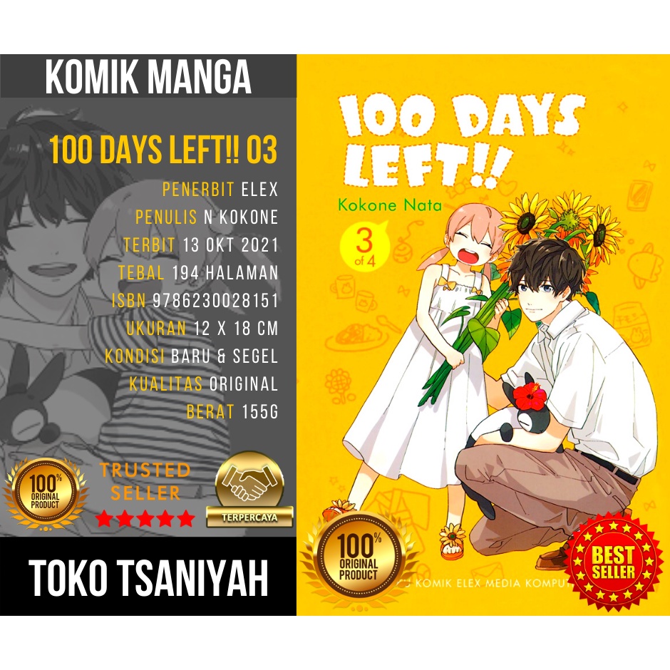 Komik Romance 100 Days Left 3 Nata Kokone Komik Romantis Romansa Cinta Drama Manga Anime Manhwa