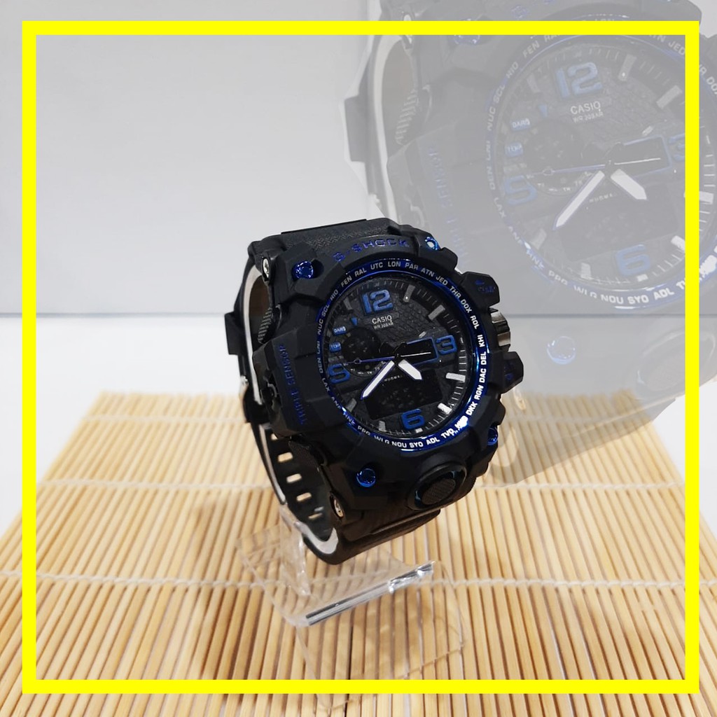 GARANSI TERMURAH!!! Jam Tangan Pria Murah Casio G-shock Dual Time GWG-1000