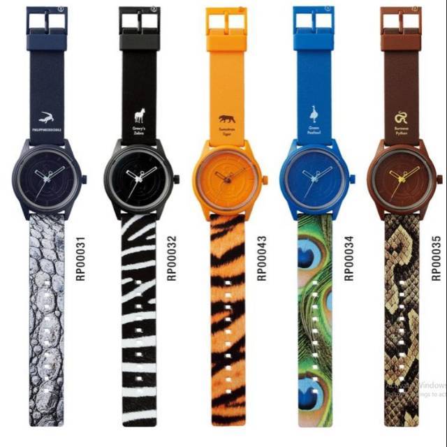 Ready Stok Biru Merak Q Q Original Smile Solar Redlist Animals Limited Edition Shopee Indonesia