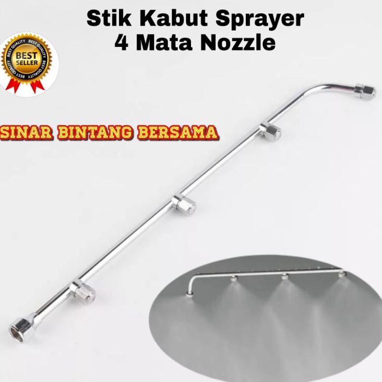 Stik Kabut Sprayer 4 Mata Nozzle | Stick Kabut Pertanian