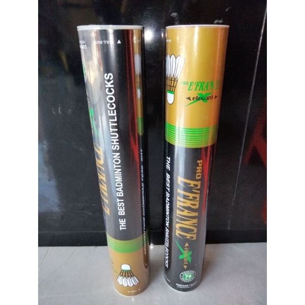 SHUTTLECOCK BOLA BADMINTON E'FRANCE EFRANCE Hijau Speed 78 Original