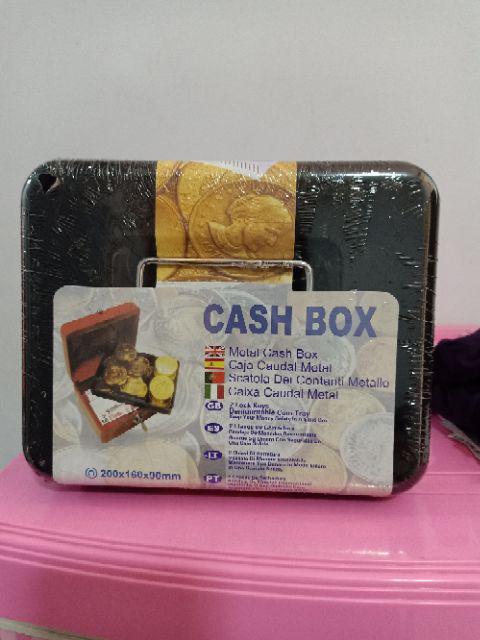 Brankas 20cm Kotak Uang Cash Box Mini Perhiasan