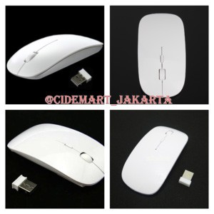 [TERMURAH] MOUSE WIRELESS 2.4GHz COMPATIBLE FOR WINDOWS AND MAC / MOUSE WIRELESS SLIM