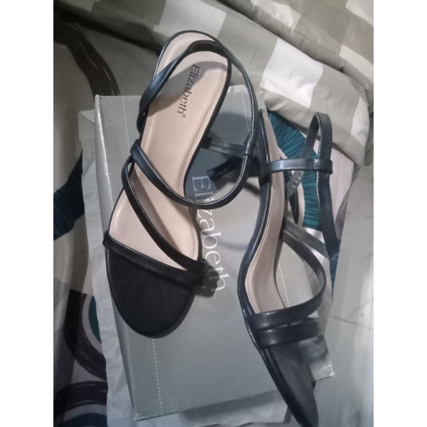 Elizabeth shoes hells preloved 1x pake size 40