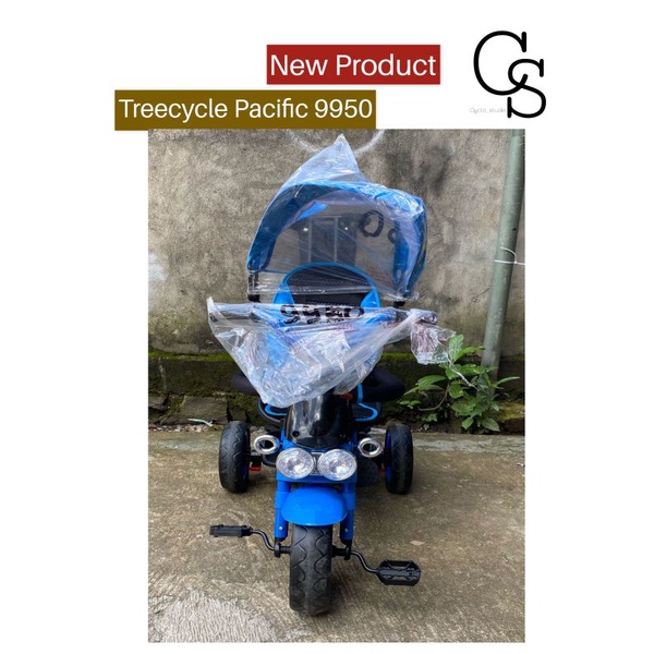 Sepeda Dorong Anak Roda Tiga Tricycle Pacific 9950