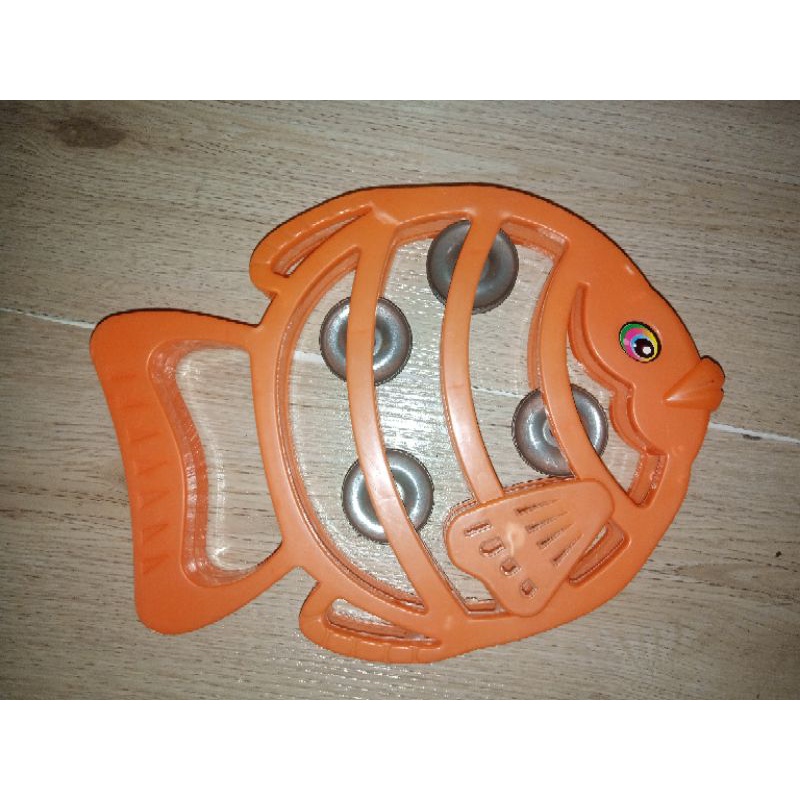 preloved mainan tamborin bayi - kecrekan anak