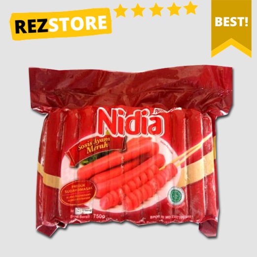 

Nidia Sosis Aayam Merah 750gr