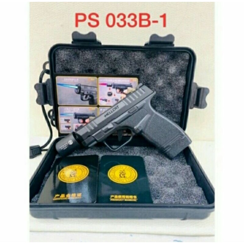 Cod Korek Api Pistol Hellcat 033B-1//Korek Api Steel mewah