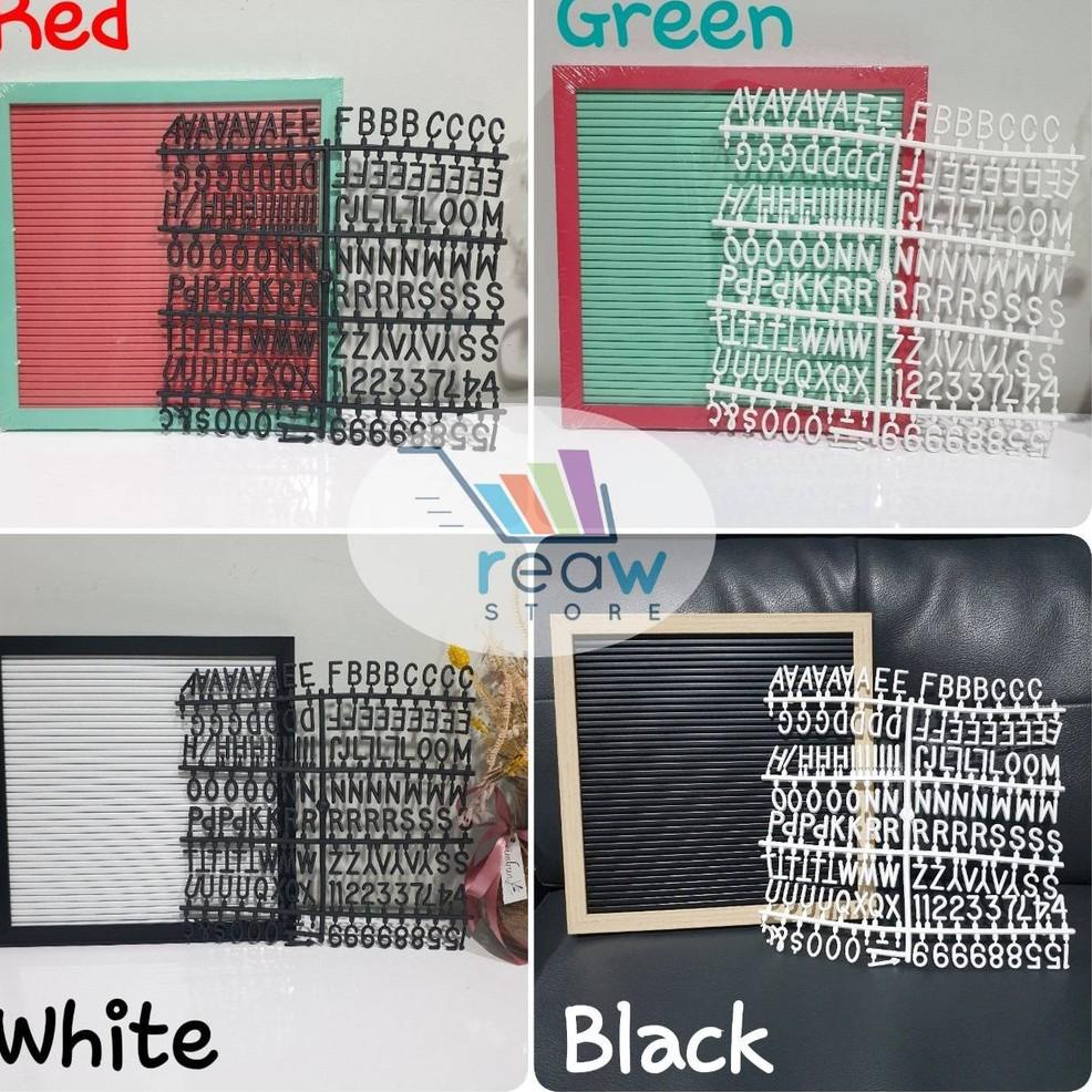 

[KODE MYVPS] Papan Huruf / DIY Changeable Letter Board Dekorasi Rumah Baby Cafe