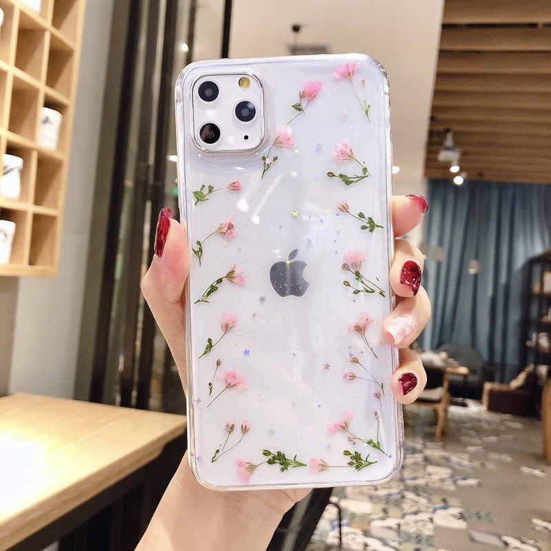 Dried Flower Polaroid Case Realme C11 C12 C15 C25 C30 C31 C17 C21 C22 8 9 10 6 7 GT NEO