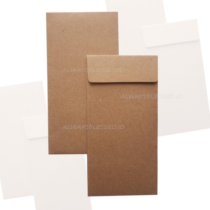 

[1 Pack Isi 10 Pcs] Amplop Uang Polos Jumbo / Angpao Polos/Amplop Gaji 038