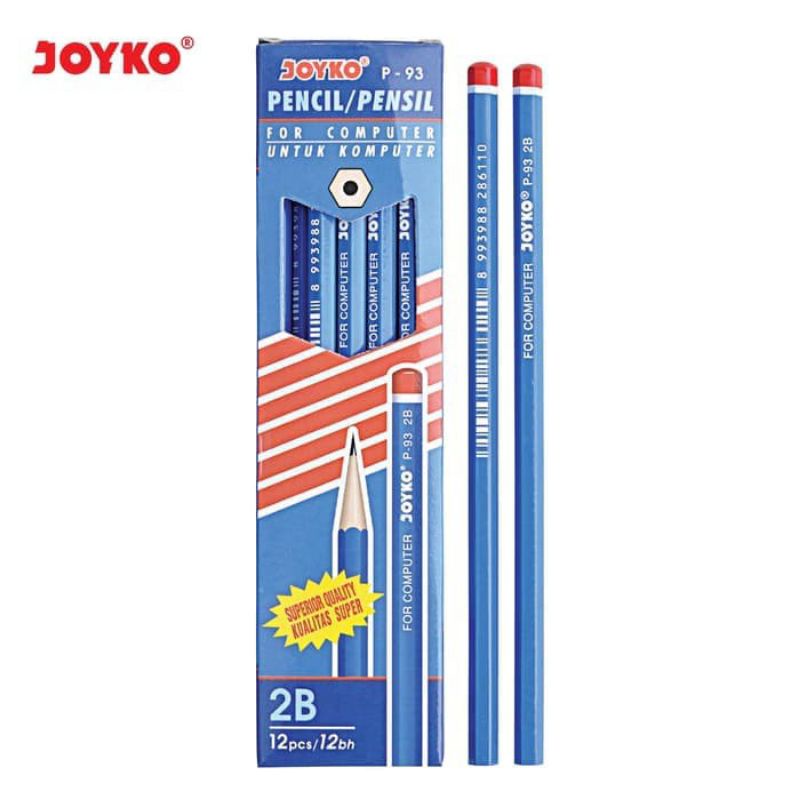 

Pensil 2B Joyko P-93 ( 1pak/12pcs )