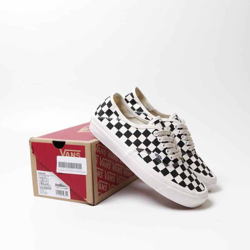 Vans Authentic Eco Theory Checkerboard Black