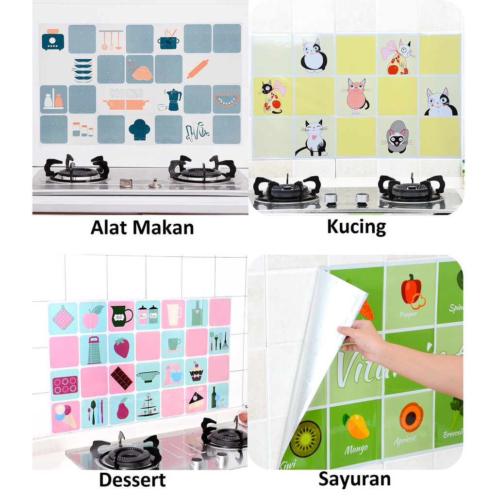 Sticker Dapur Anti Minyak Tahan Panas