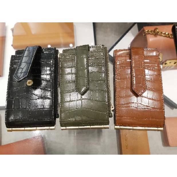 DOMPET KARTU WANITA CHARLES AND KEITH CROCO (KODE 6932)