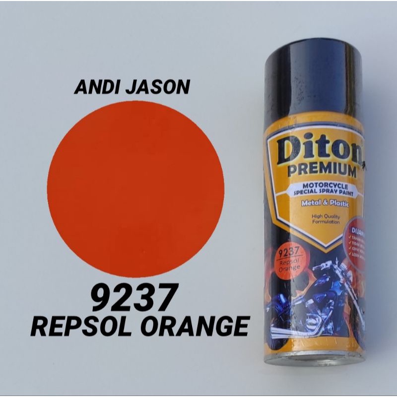 DITON PREMIUM CAT SEMPROT TAHAN BENSIN 400CC 9237 REPSOL ORANGE