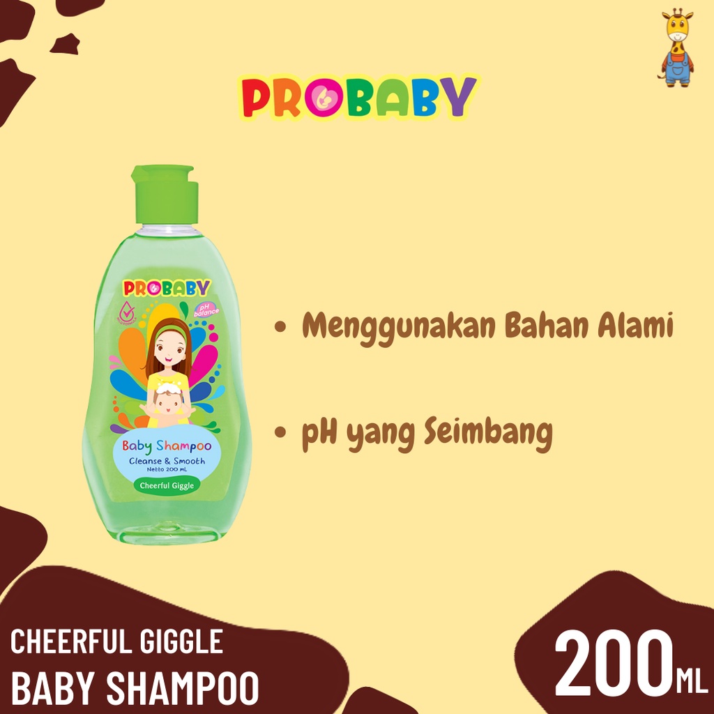 Probaby Shampoo Cheerful Giggle 200ml - Shampo Bayi