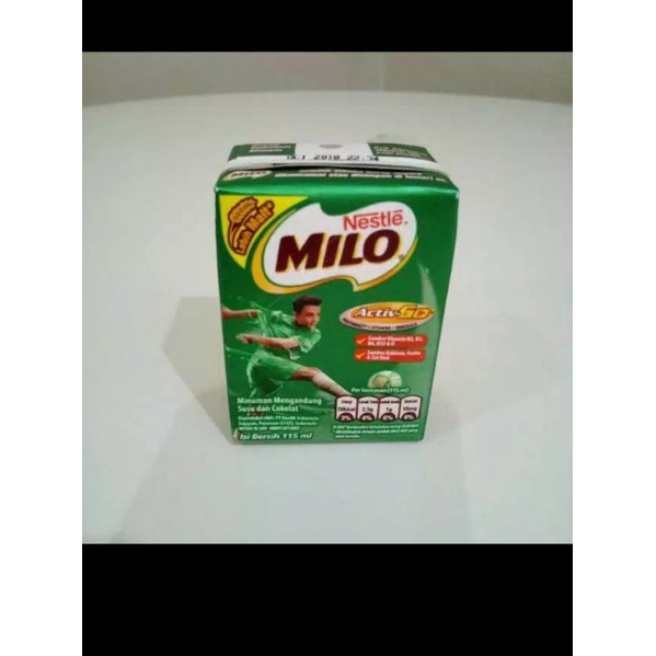 

susu uht Milo 115ml