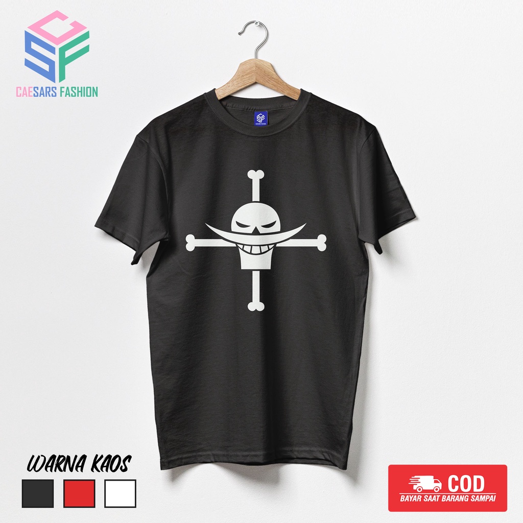 Kaos ONE PIECE - ACE SHIROHIGE - Baju Anime - 06