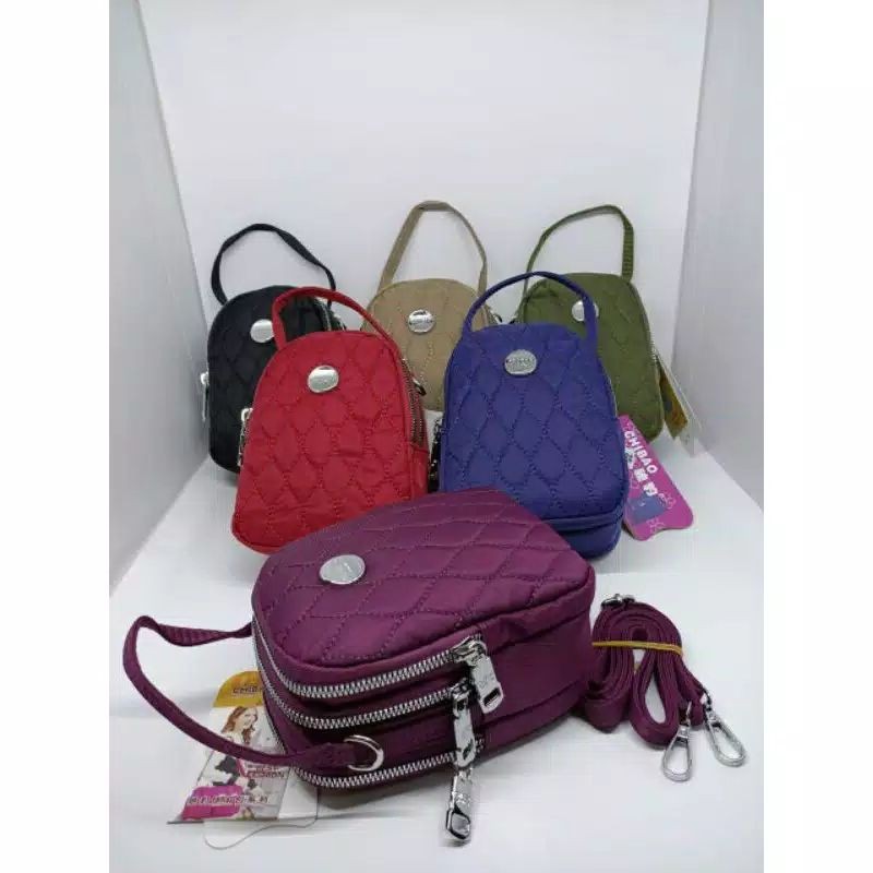 TAS WANITA IMPORT CHIBAO 1633-8 2IN1 JINJING DAN SELEMPANG