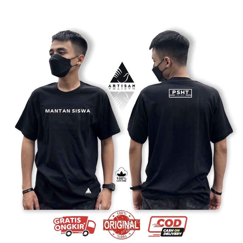 KAOS PSHT SIMPLE MANTAN SISWA 24s HIGH QUALITY