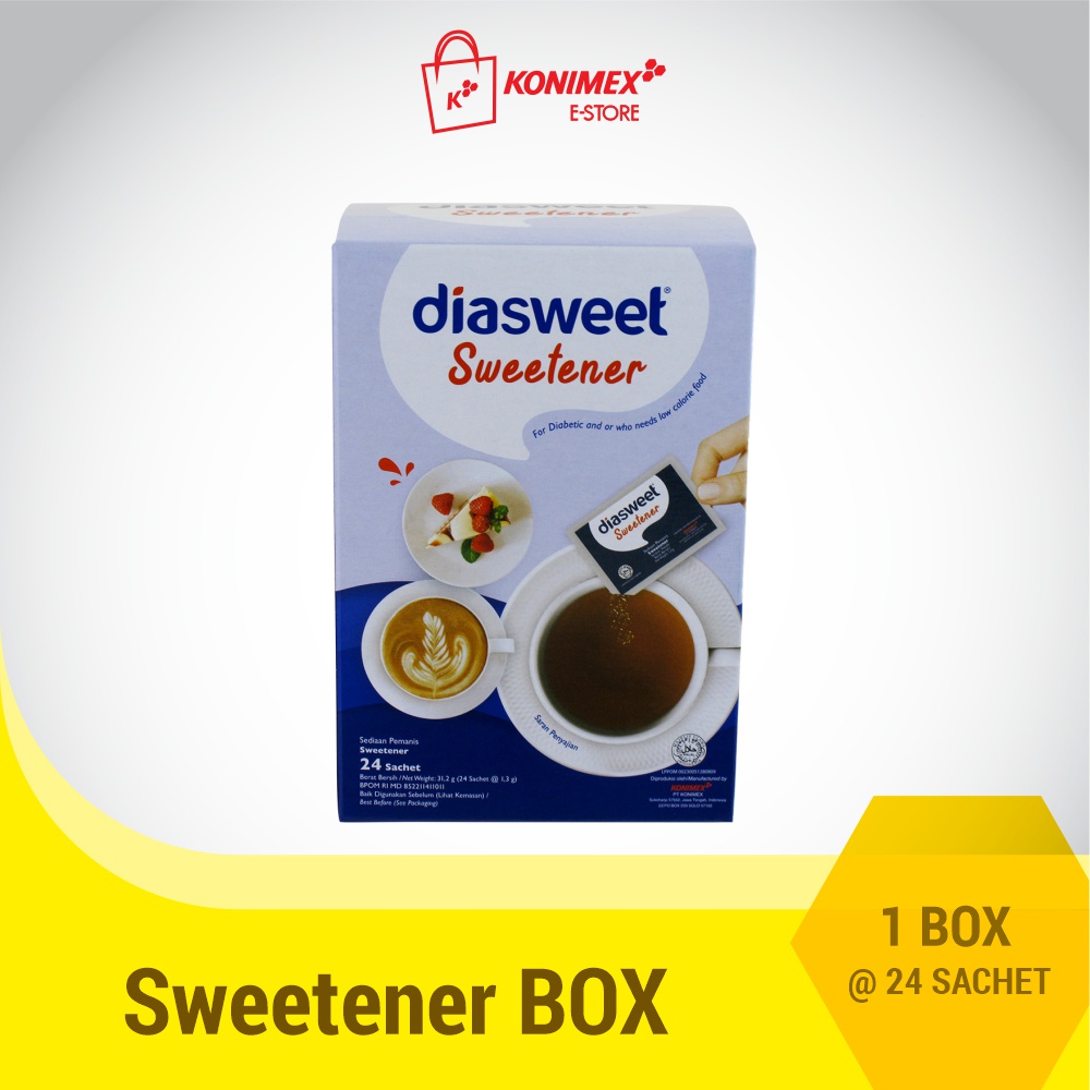 

Diasweet Sweetener Dos isi 24 sachet