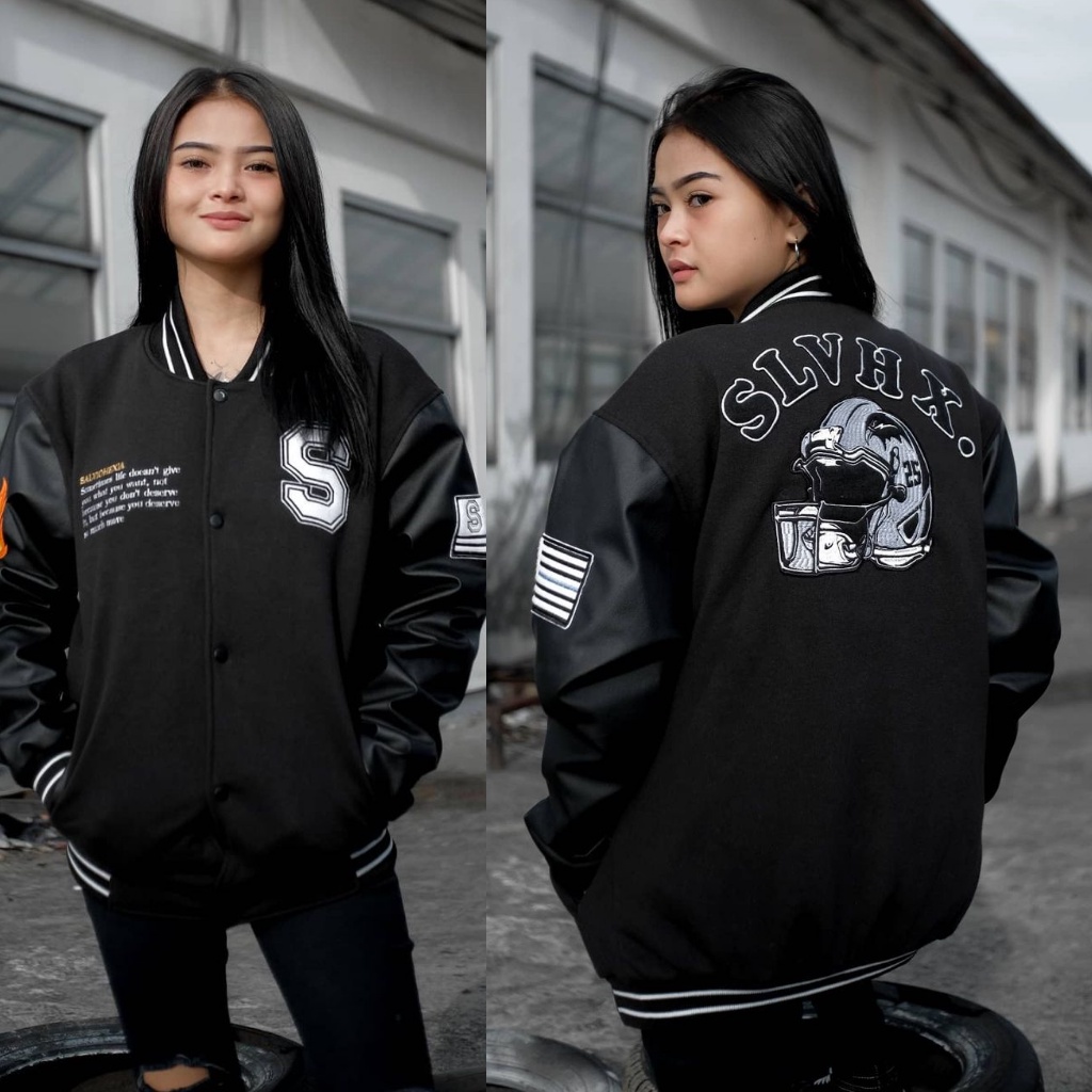 JACKET VARSITY SALVIO HEXIA - VARSITY JACKET ORIGINAL -JAKET BOMBER BASSEBAL -JAKET BASEBALL NEW ARIVALL BRANDED