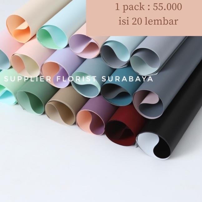 

☑ KERTAS BUNGA BICOLOR(1PACK:20LBR)/WRAPPING PAPER/WRAP BUNGA/FLOWER WRAP/PEMBUNGKUS KERTAS WATERPROOF ☈