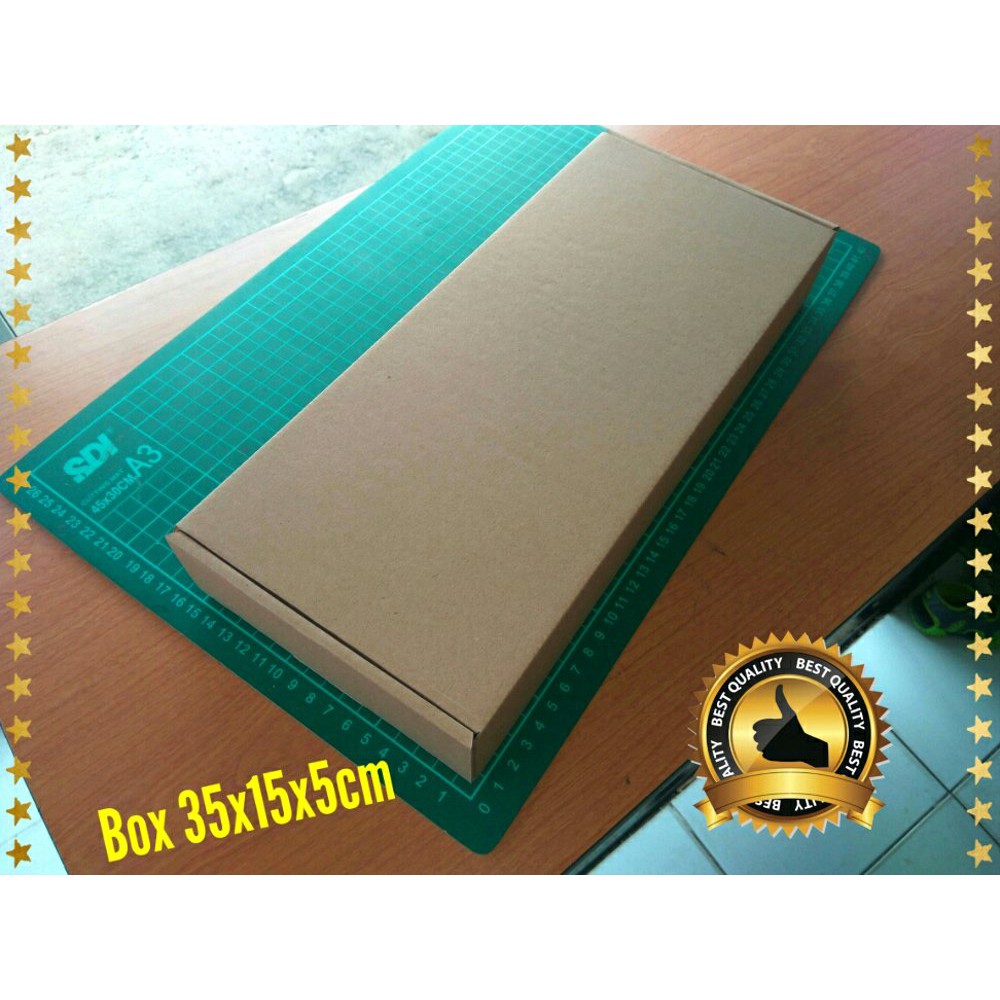

Kotak Kardus-Dus Box-Kardus Kemasan 10pcs - Praktis Kokoh & Rapi - Ukuran Sekitar 35x15x5cm Diskon