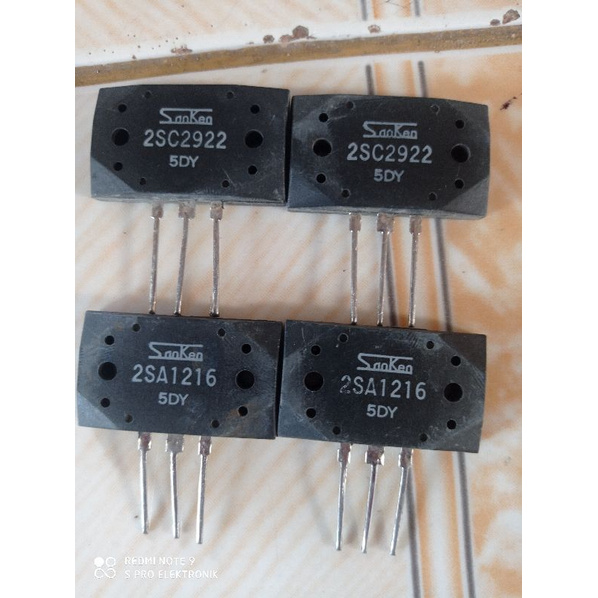 Transistor Sanken 5dy Transistor  2SC2922 Transistor 2SA1216 original