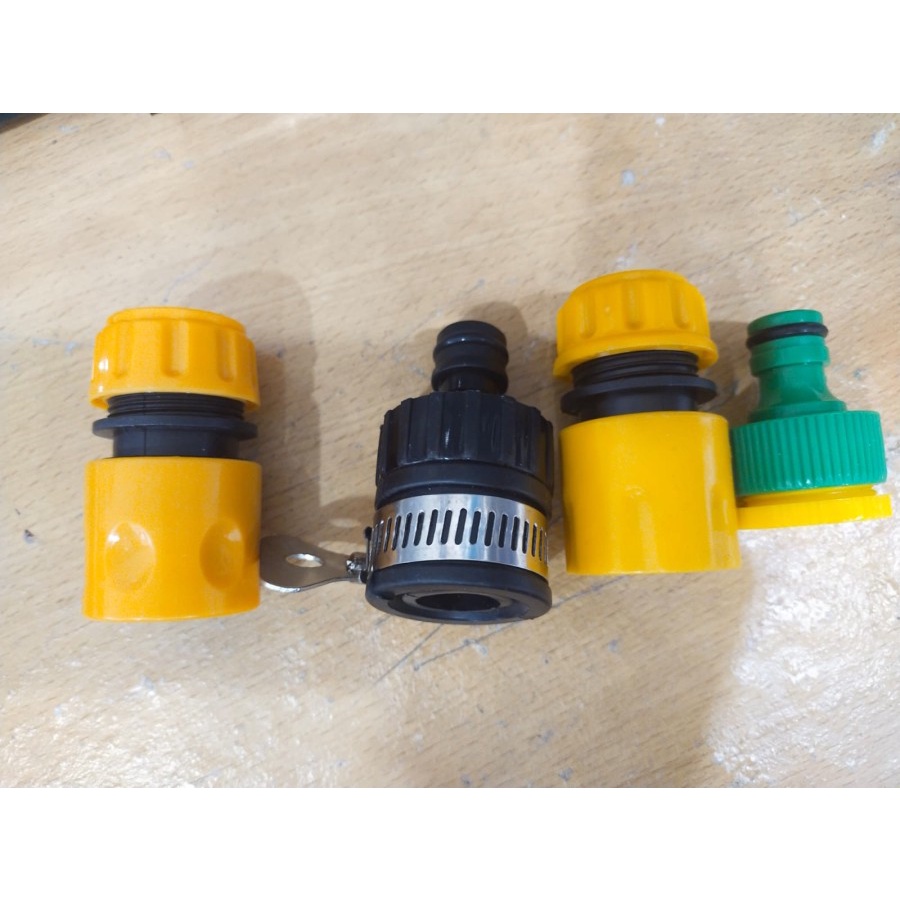 MAXPUMP KONEKTOR SET 4PCS Konektor Pipa Connector Konektor Selang Konektor Air Konektor Set Termurah