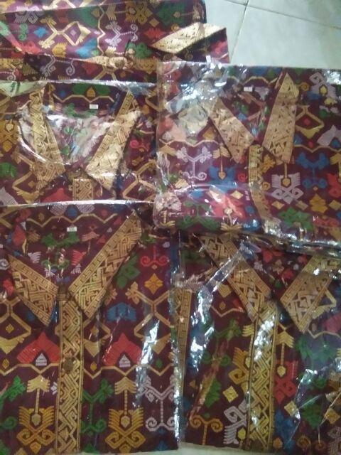 Qnunbatik Kemeja Batik Lengan Pendek Standard - Jumbo 5l Mentari Prodo