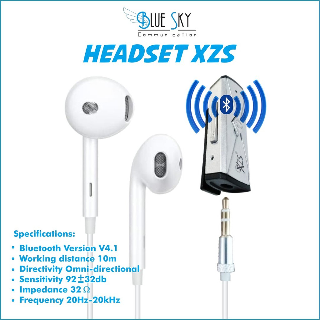 HEADSET EARPHONE BLUETOOTH XZS / X-811