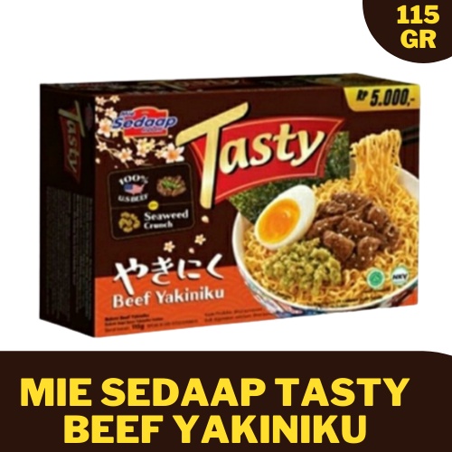 

Mie Goreng Sedaap/Sedaap Bakmi Tasty Beef Yakiniku 115gr