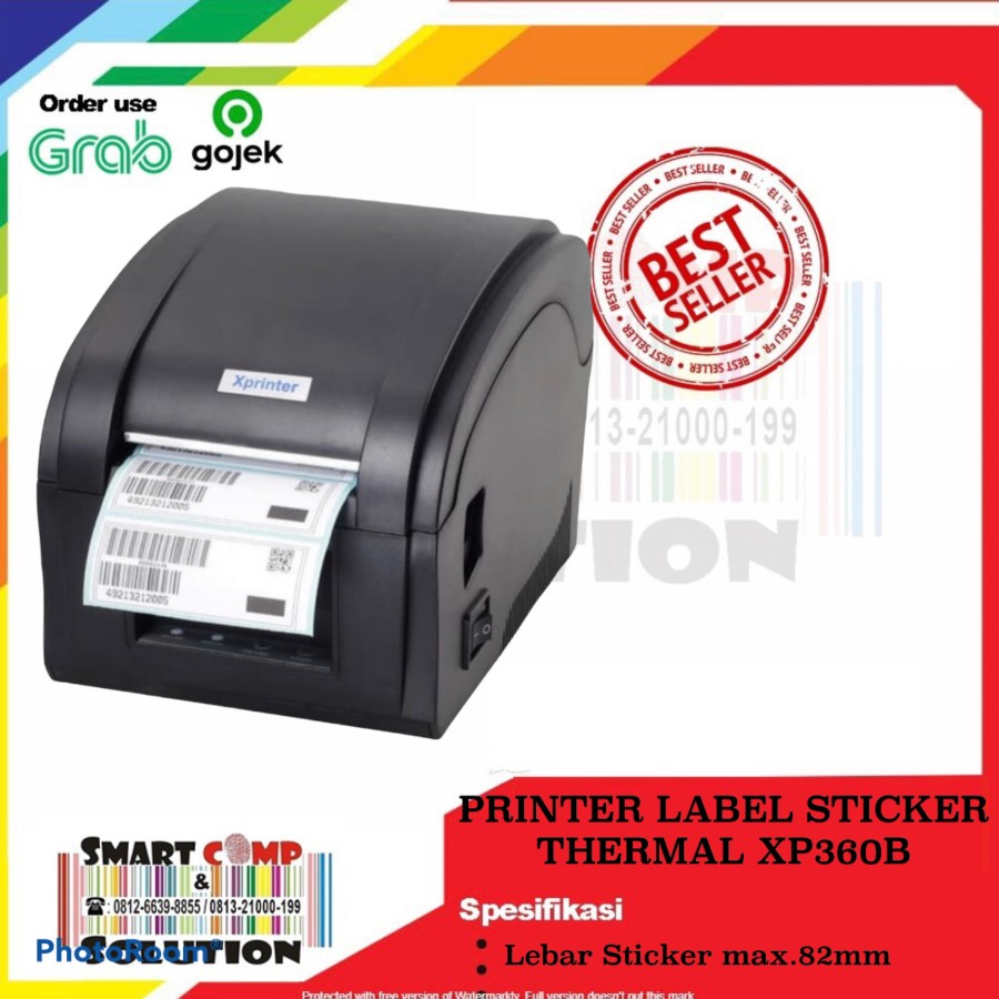 Printer Thermal Label Stiker Barcode XPRINTER XP360B - XP-360B XP360