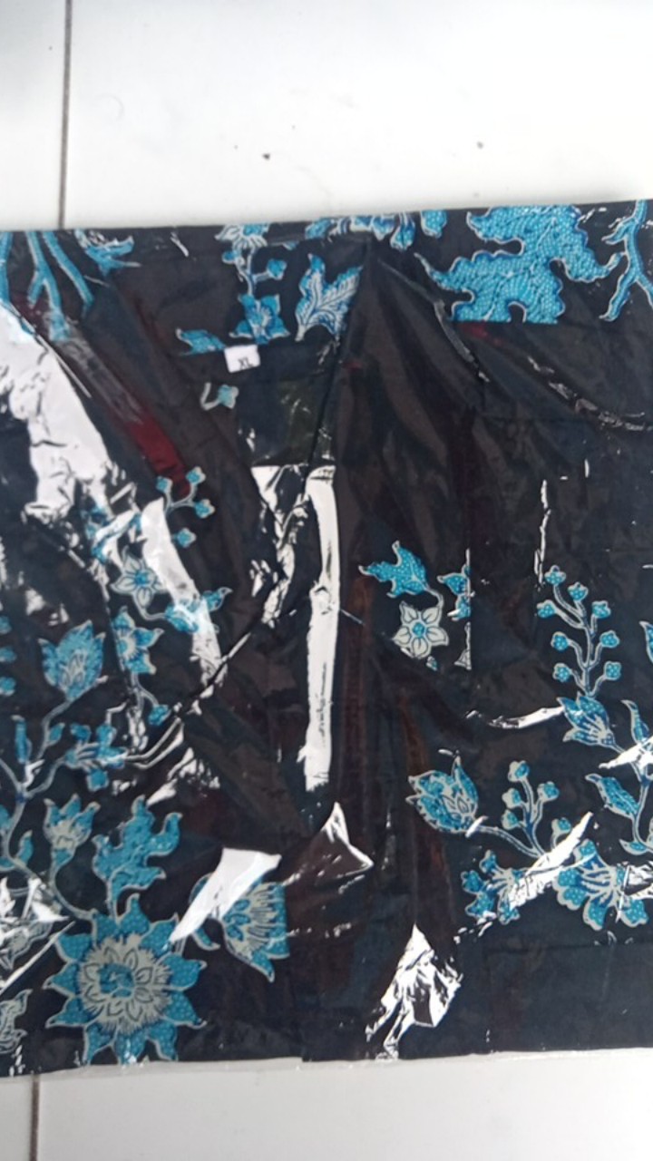 Kemeja Batik Terlaris Sakura Biru Dan Pink