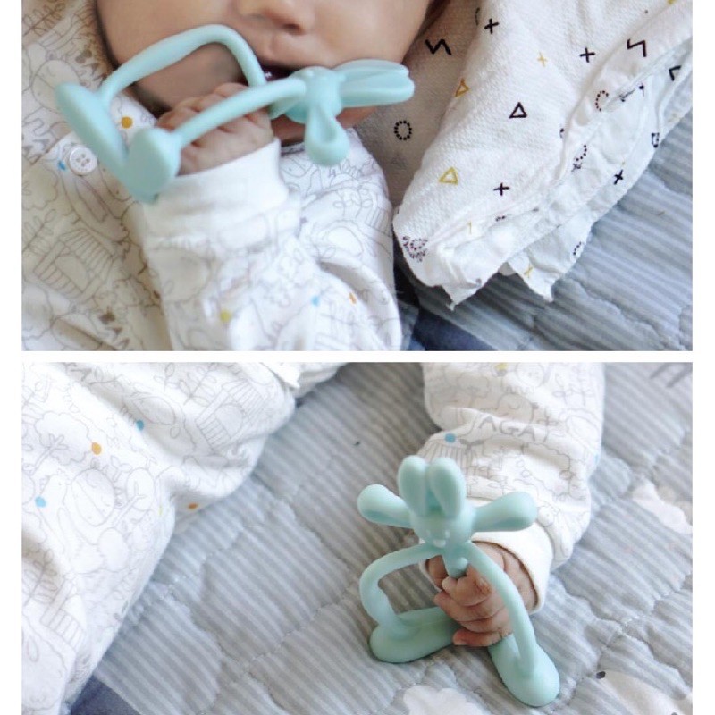 Mamastem Bunny Banana Glove Teether + Case Mamas Tem