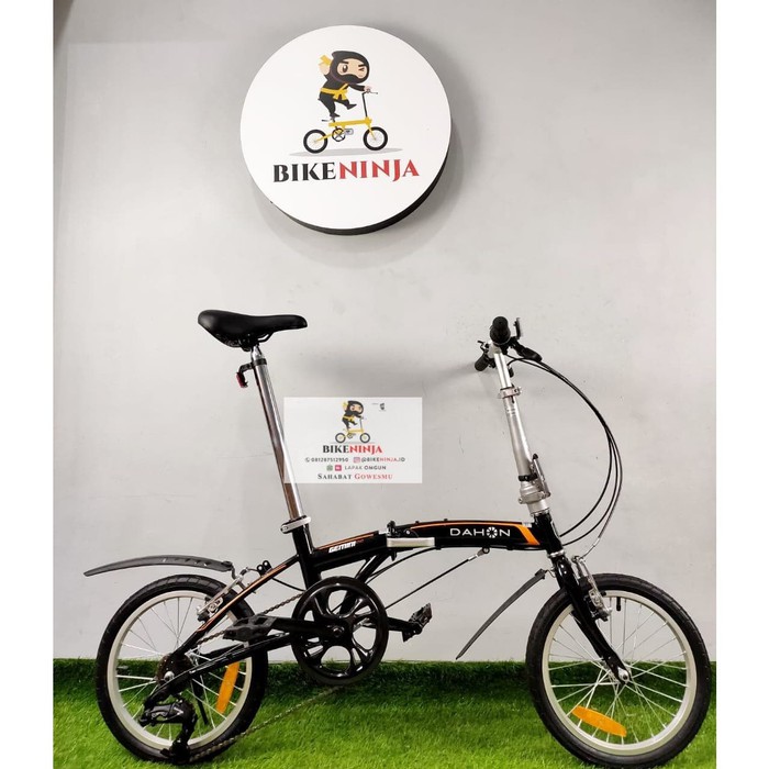 Promo READY STOCK DAHON GEMINI 16 INCH 3 SPEED FOLDING BIKE SEPEDA LIPAT - MERAH Berkualitas