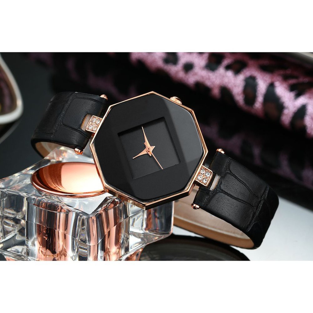 Jam Tangan Murah Elegan Jam Tangan Wanita Fashion Jam Tangan Pria Wanita Geneva Leather Luxury