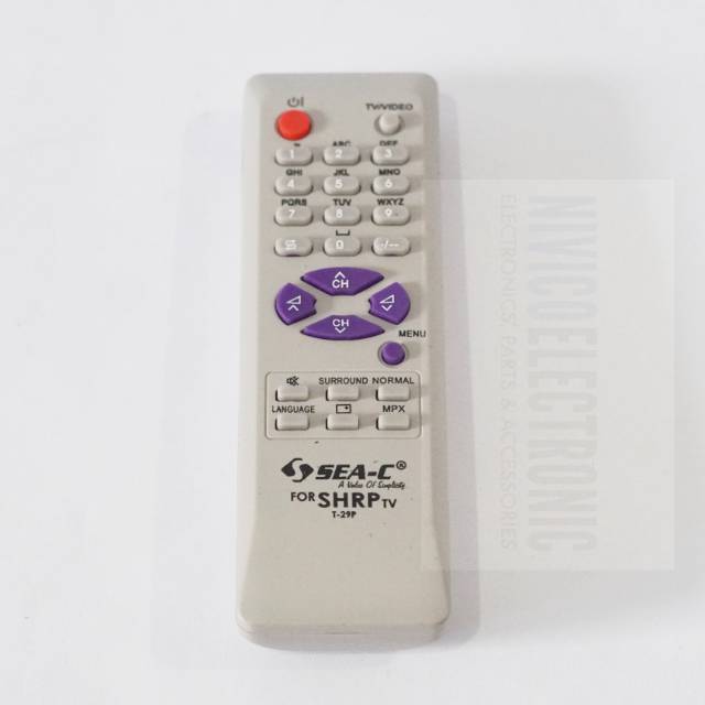 REMOT TV SEA C TV SHARP TABUNG T29P
