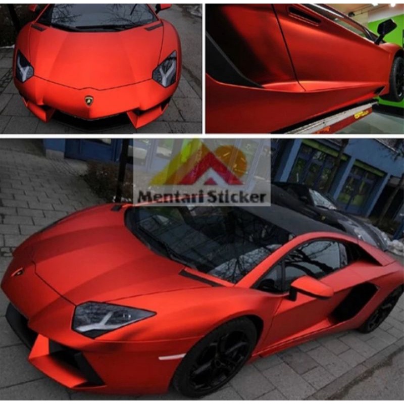 STIKER CROM DOFF METALIK / STIKER SKOTLET MOBIL CROM METALIK MATTE