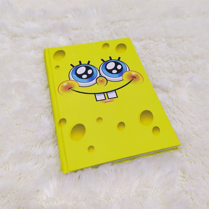 

[RESTOCK] Buku Catatan - Notebook Spongbob - Uk. A5, 100 lbr, Hard Cover - SPONSBOB
