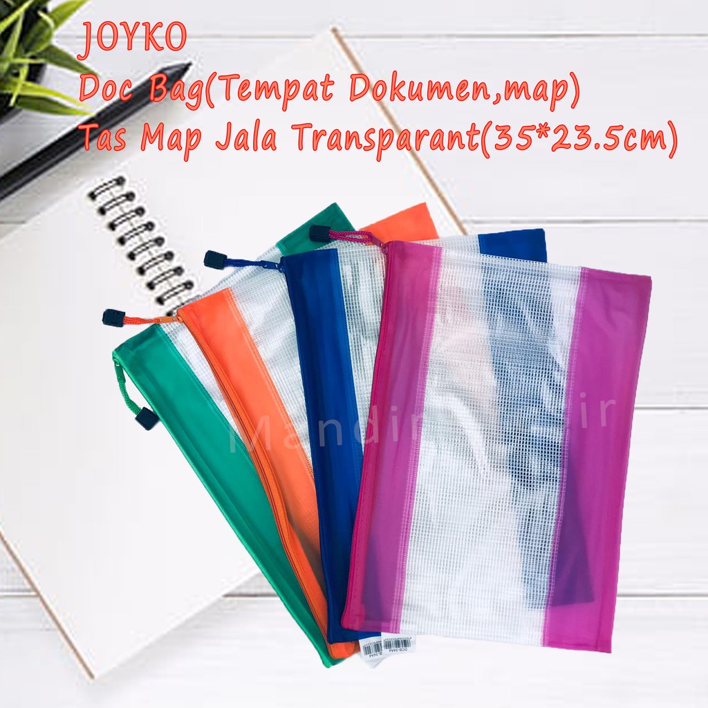 Doc Bag * Joyko * Tas Map Jala * Transparan * DCB-34A4