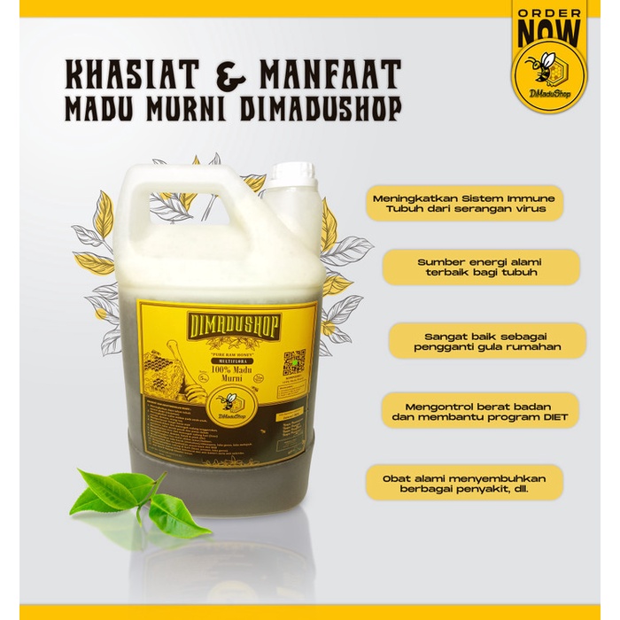 

Ge602Gt Madu Odeng Asli Hutan Suku Baduy 5Kg (Manis) 100% Asli Dan Murni Ds5545101