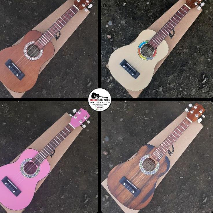 LANGSUNG ATC.. gitar ukulele kentrung soprano senar 4 bonus  pick