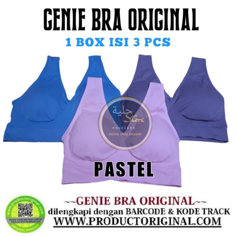 GENIE BRA ORIGINAL JAPAN /BRA SPORT/BRA TANPA KAWAT/BRA RECOMMENDED