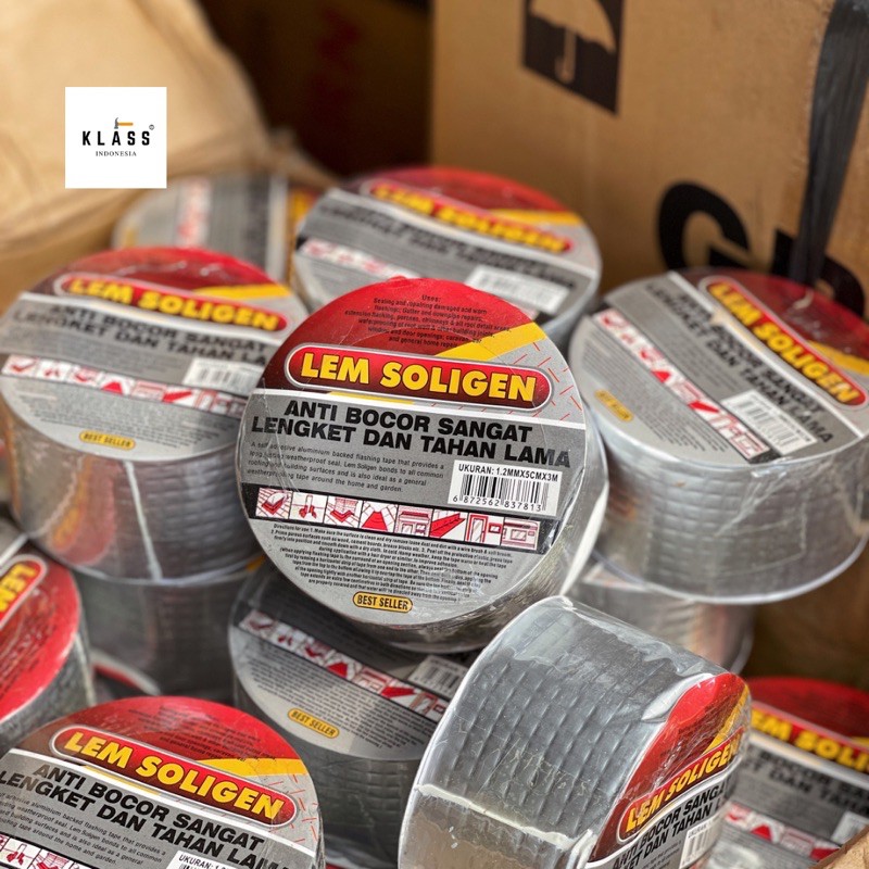 TAMBAL TALANG SOLIGEN 3 METER / Lem Seng Genteng Asbes Soligen 3 Meter / Tambal Atap Anti Bocor